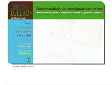 Tablet Screenshot of green-lullaby.nl